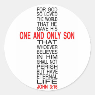 For God So Loved The World sticker