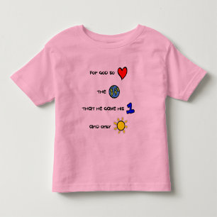For God so Loved the World toddler t-shirt