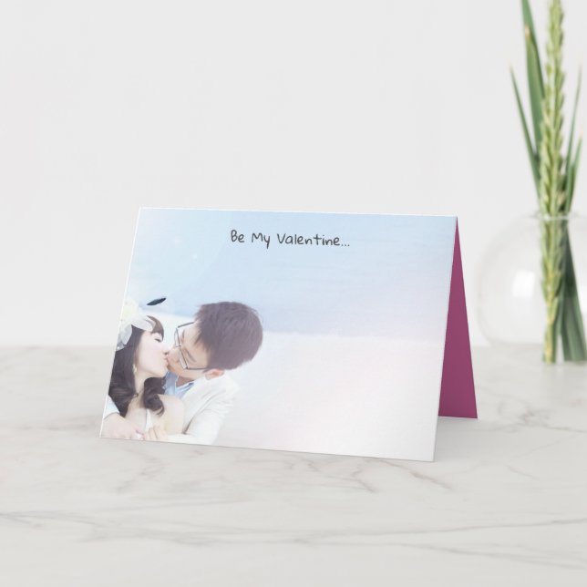 For God So Loved The World Valentine Holiday Card (Front)