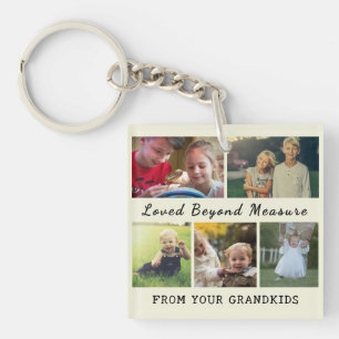 For Grandma & Grandpa – Loved Beyond Measure Keychain