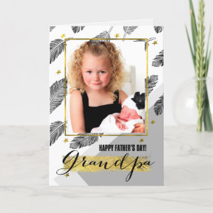 For Grandpa on Father's Day Custom Photo Cards