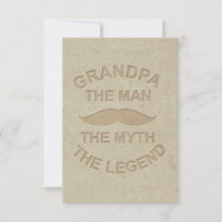 For Grandpa Simulated Embossed Paper