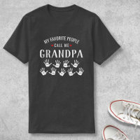 For Grandpa with Grandkids Names Personalized