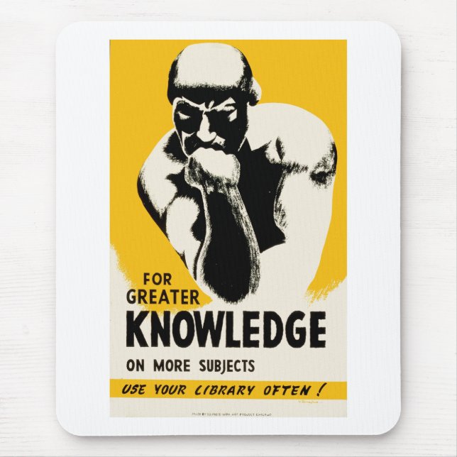 For Greater Knowledge Mouse Pad (Front)