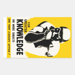 For Greater Knowledge Sticker