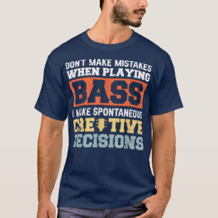 For Guitarist & Musician, Music & Bass FanAcoustic T-Shirt