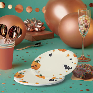 for Halloween Paper Plate