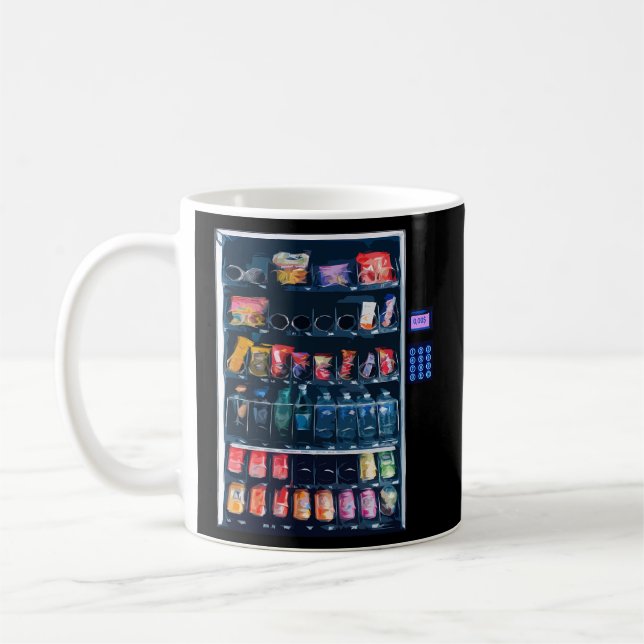 For Halloween Vending Machine Silvester Coffee Mug (Left)