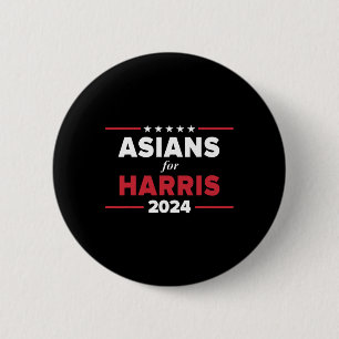 For Harris 2024 Kamala Harris For President 2 Inch Round Button