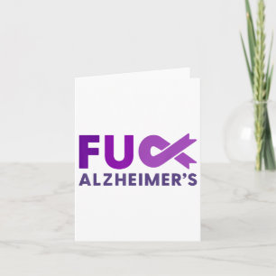 For Heimers Dementia Awareness Support Squad Ribbo Card