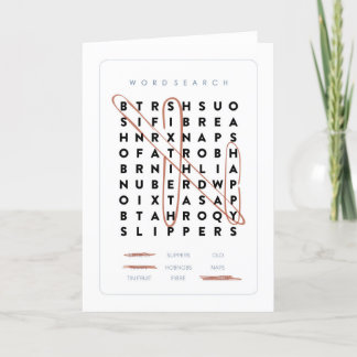 For Her 60th Funny Crossword Birthday Card