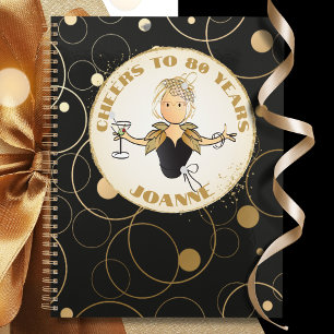  For Her Cheers to 80 Funny Budget 80th Birthday Planner