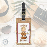 For Her Funny Drink Bikini Vacation Beach Party Luggage Tag<br><div class="desc">Are you looking for a fun and funny luggage tag for your next cruise or girl's trip? You can customize this tag with your name and message!</div>