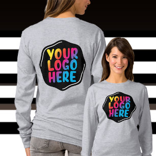 For Her Mama New Mom Add Your Logo Here Customized T-Shirt