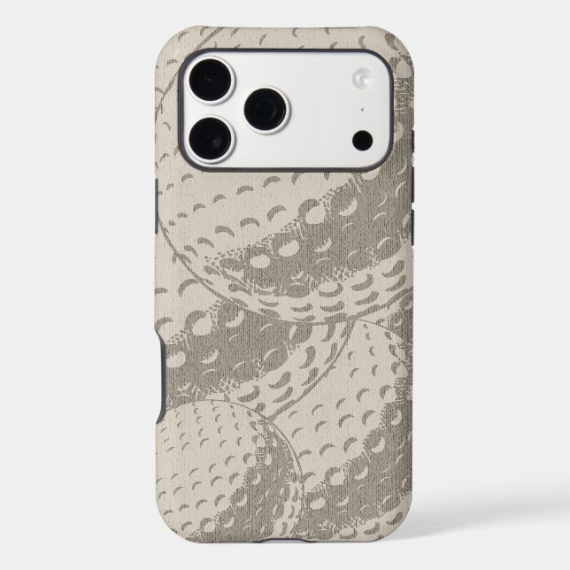 For Him Modern Graphic Golf ball iPhone (Back)