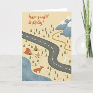 For Him or Her Adventurers Birthday Card