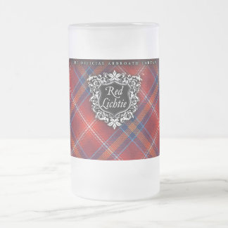 FOR HIM Red Lichtie Glass Mug  - Customizable