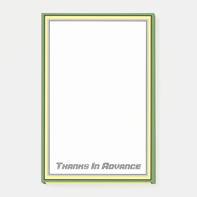 For His Office Post-it Notes (Front)