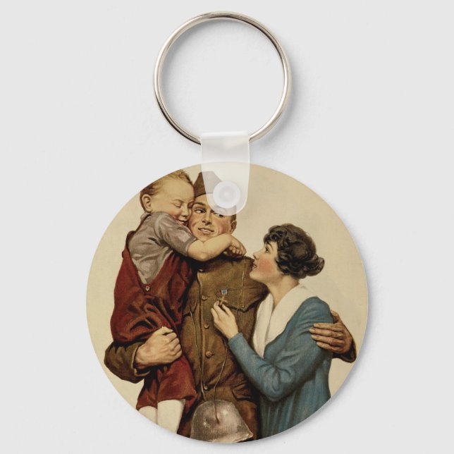 For Home and Country Keychain (Front)