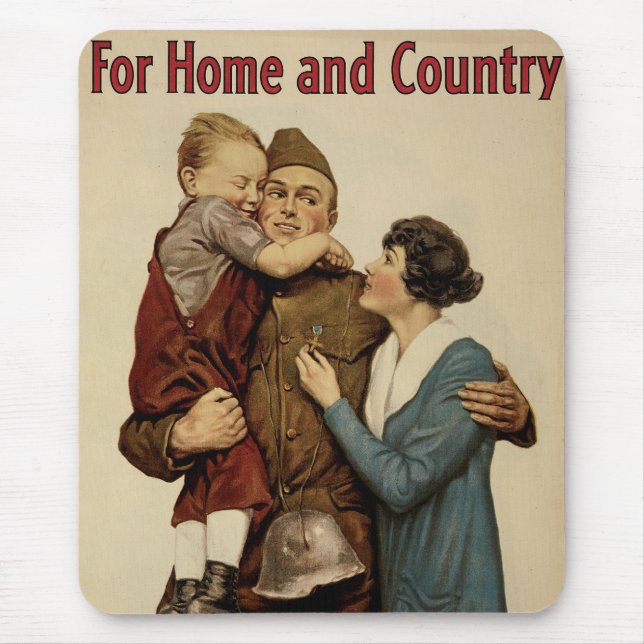 For Home and Country Mouse Pad (Front)