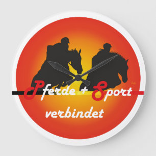 For horses and horse sports lovers clock