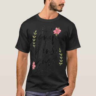 For I Know The Plans I have For You Floral Jeremia T-Shirt