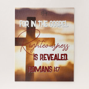 "for in the gospel righteousness1 of god "  jigsaw puzzle