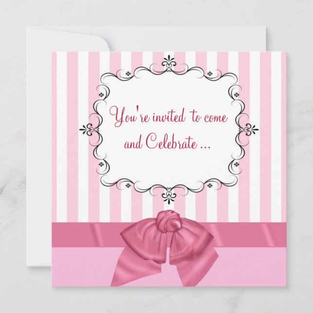 For Jodi - Custom Birthday Party Invitations (Front)