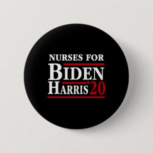 For Joe Biden Kamala Harris 2020 Nursing Rn's Emt  2 Inch Round Button