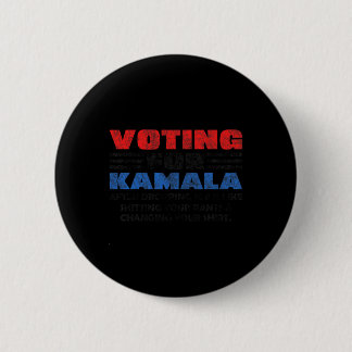 For Kamala After Dropping Joe Biden Trump 2024 Wom 2 Inch Round Button