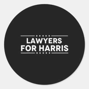 For Kamala Harris 2024 Classic Round Sticker