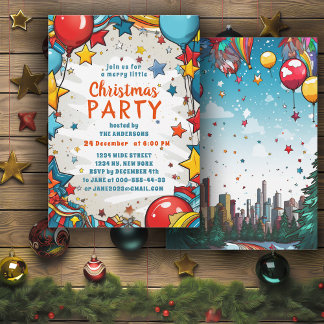 For Kids Christmas Party Invitation