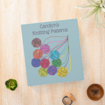 For knitting patterns, yarn, your name, blue