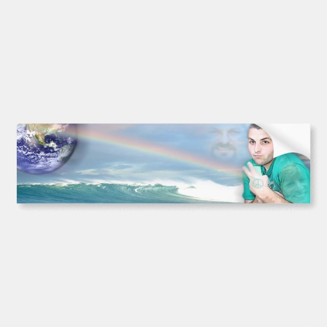 for kyle with love bumper sticker (Front)