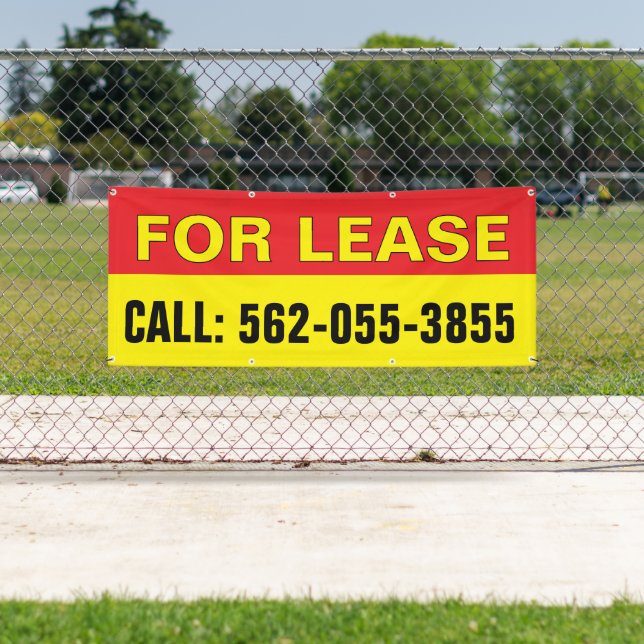 For Lease Custom Editable Banner (Insitu)
