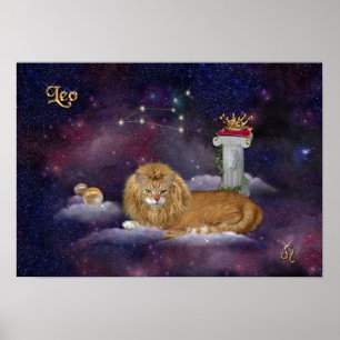 For Leos and Cat Lovers Poster