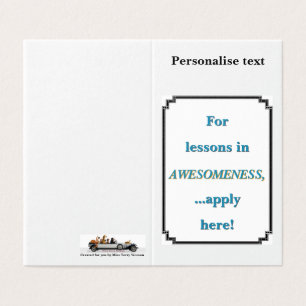 For Lessons in Awesomeness
