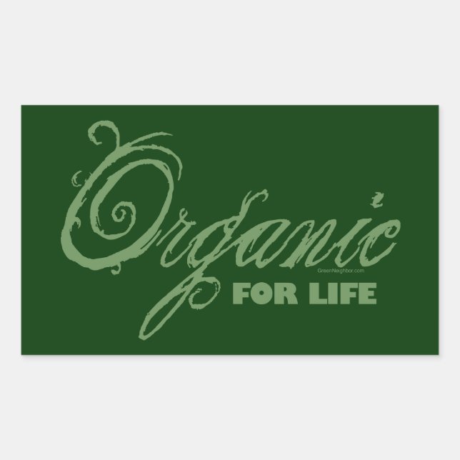 For Life, Organic Sticker (Front)