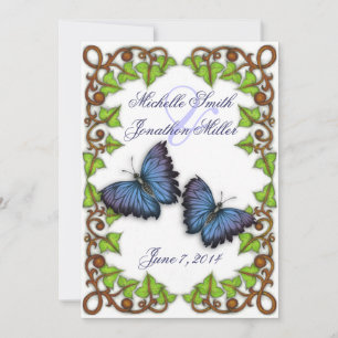 For Love and Butterflies Invitation