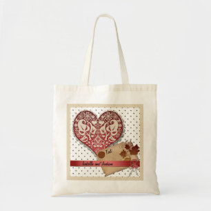 For loved ones, love tote bag