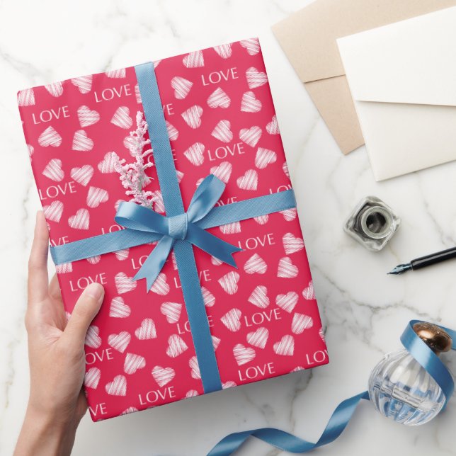 For loved ones, love  wrapping paper (Gifting)