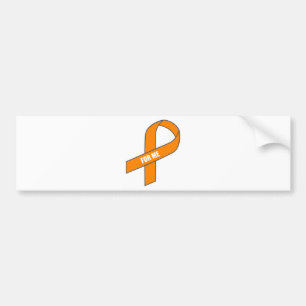 For Me (Orange Ribbon) Bumper Sticker