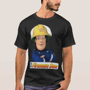 For Men Women Fireman Children Cartoons Sam Awesom T-Shirt