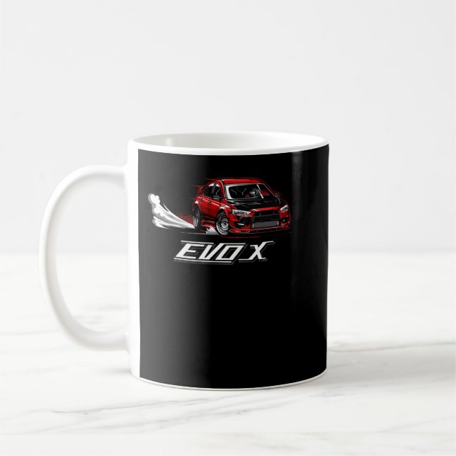 For Mens Womens Mitsubishi Lancer Evolution 10 X Coffee Mug (Left)