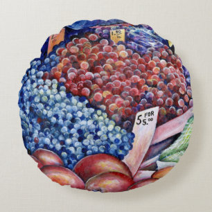 For Mental Consumption Only Round Pillow