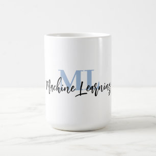 For ML Lovers & Tech Enthusiasts – Misty Blue ML Coffee Mug
