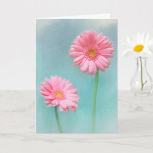 For Mom Gerber Daisy Birthday Card