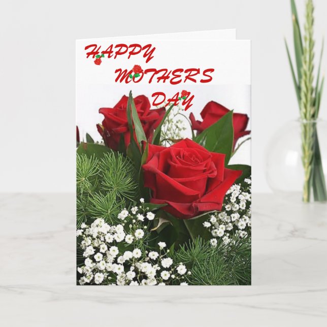 FOR MOM  Greeting Card (Front)