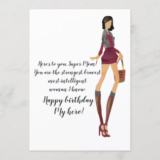 For Mom's birthday Invitation