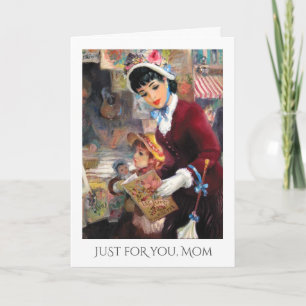 For Mother on Mother's Day Fine Art Greeting Cards